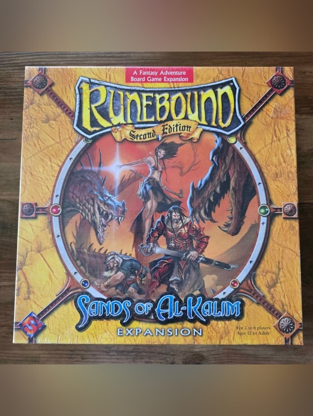 FFG Runebound 2nd Edition Sands of Al-Kalim Expansion Board Game 2007 NEW Sealed